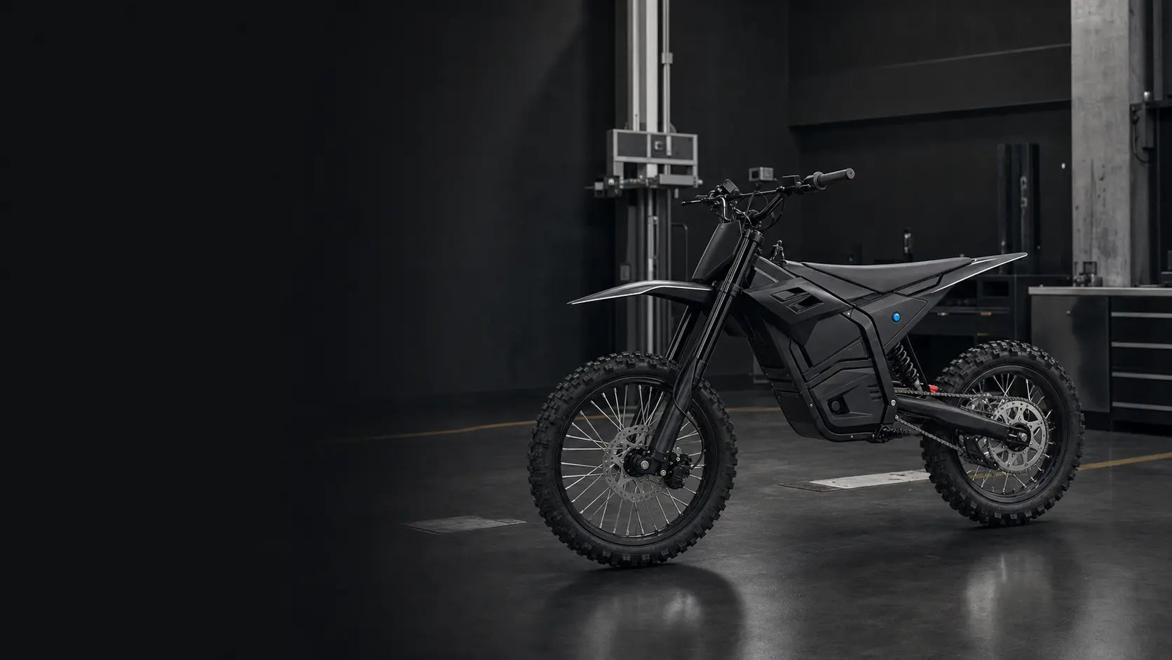 VEXELON electric off-road motorcycle in its riding environment